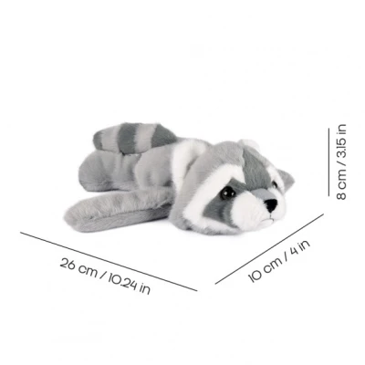 DOUDOU ET COMPAGNIE DOUDOU pluszowa bransoletka slap szop Podcoll Histoire d'Ours szary