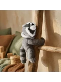 DOUDOU ET COMPAGNIE DOUDOU pluszowa bransoletka slap szop Podcoll Histoire d'Ours szary
