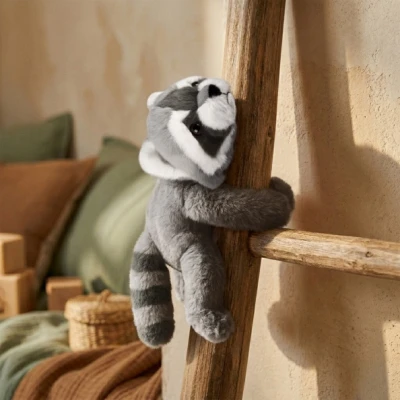 DOUDOU ET COMPAGNIE DOUDOU pluszowa bransoletka slap szop Podcoll Histoire d'Ours szary