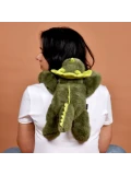 DOUDOU ET COMPAGNIE DOUDOU obciążeniowy pluszowy dinozaur Podcoll Histoire d'Ours 50 cm ciemny zielony