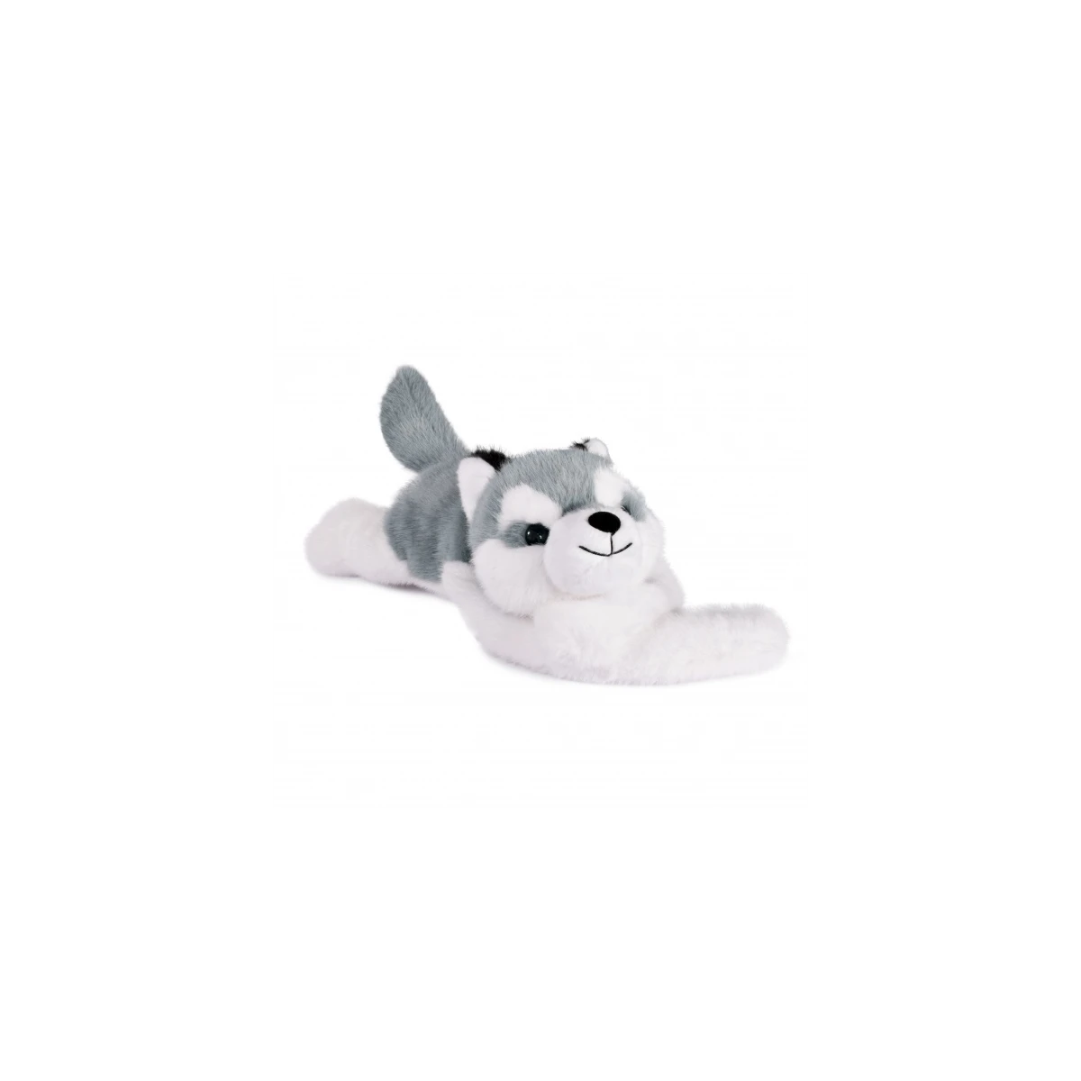 DOUDOU ET COMPAGNIE DOUDOU obciążeniowy pluszowy pies husky Podcoll Histoire d'Ours 50 cm jasny szary