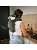 DOUDOU ET COMPAGNIE DOUDOU obciążeniowy pluszowy koala Podcoll Histoire d'Ours 50 cm ciemny szary