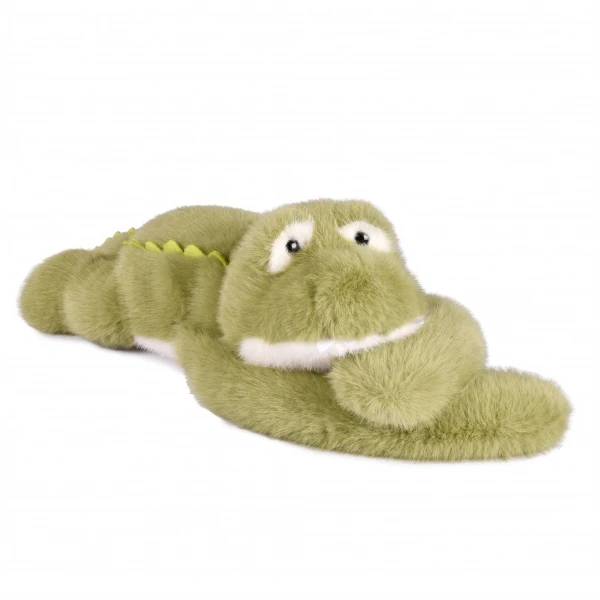 DOUDOU ET COMPAGNIE DOUDOU obciążeniowy pluszowy krokodyl Podcoll Histoire d'Ours 50 cm zielony