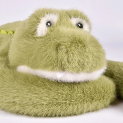DOUDOU ET COMPAGNIE DOUDOU obciążeniowy pluszowy krokodyl Podcoll Histoire d'Ours 50 cm zielony