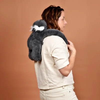 DOUDOU ET COMPAGNIE DOUDOU obciążeniowy pluszowy koala Podcoll Histoire d'Ours 50 cm ciemny szary