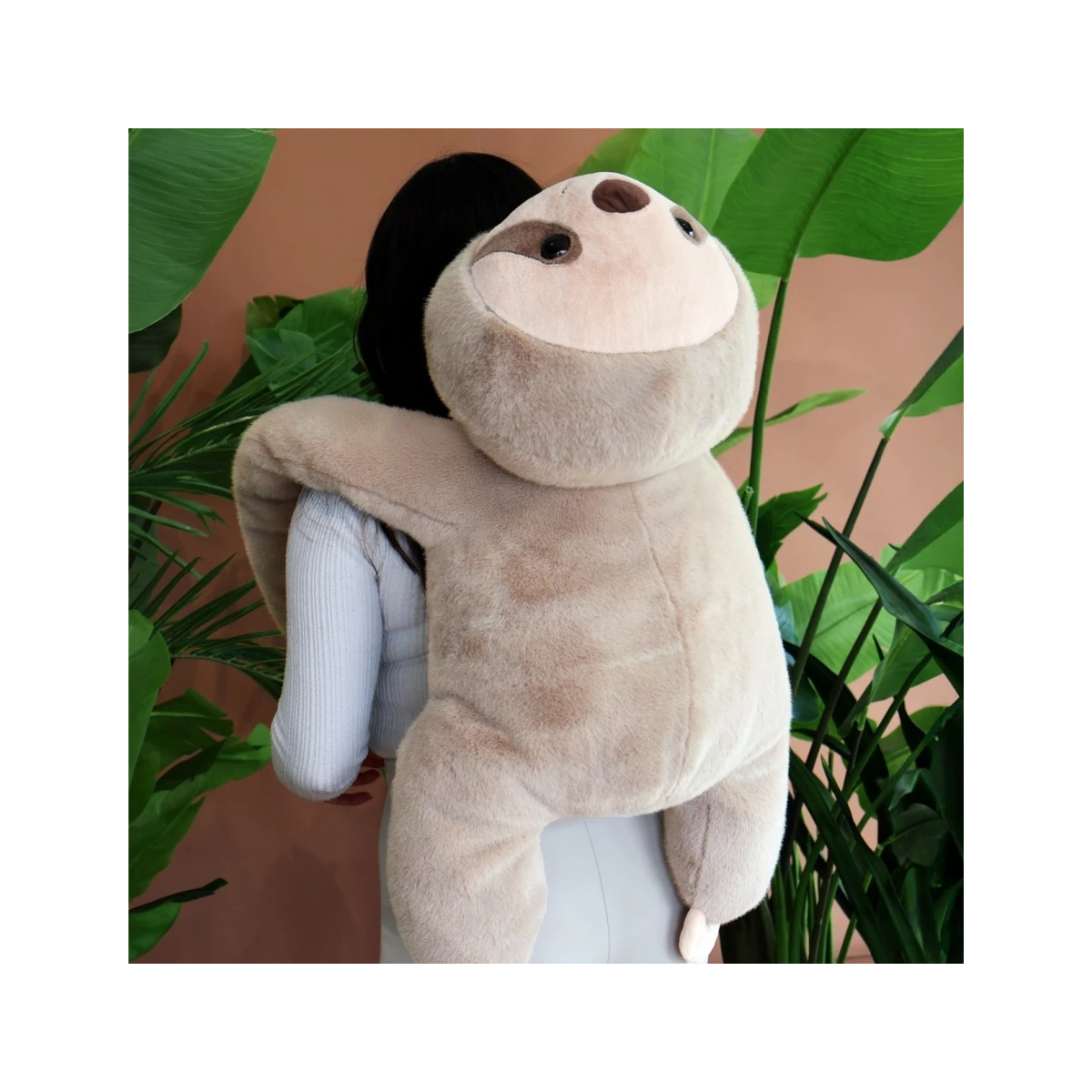 DOUDOU ET COMPAGNIE DOUDOU obciążeniowy pluszowy leniwiec Podcoll Histoire d'Ours 100 cm beżowy