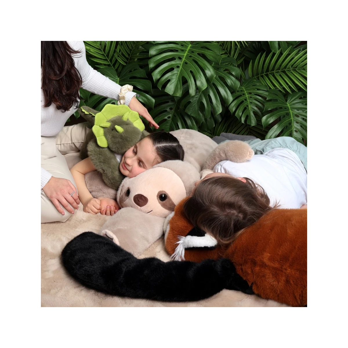 DOUDOU ET COMPAGNIE DOUDOU obciążeniowy pluszowy leniwiec Podcoll Histoire d'Ours 100 cm beżowy
