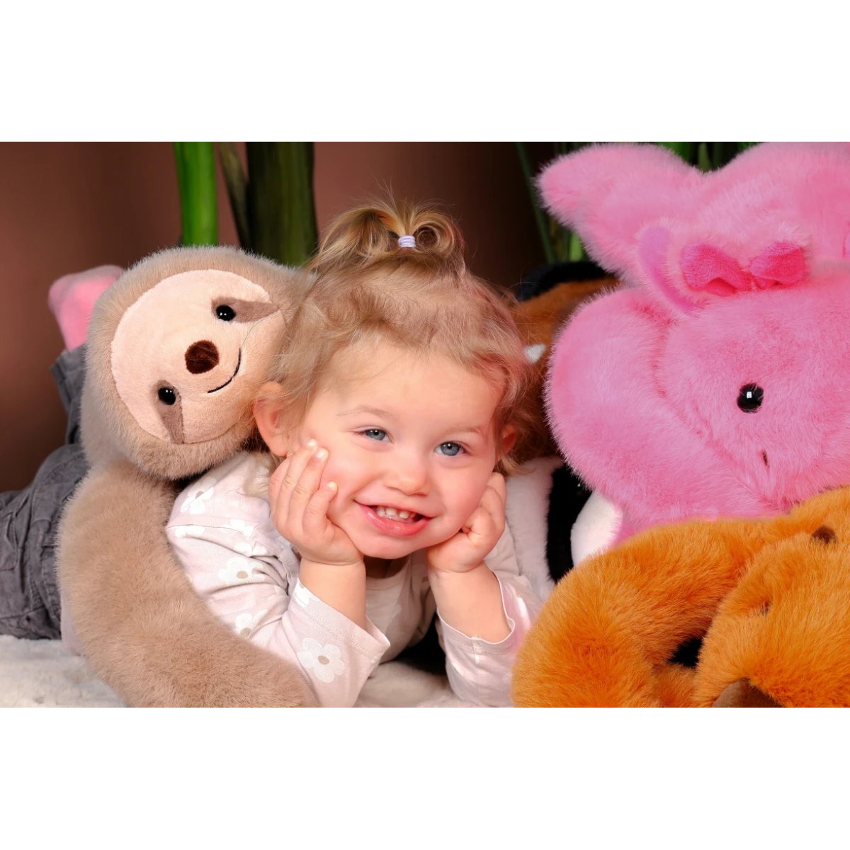 DOUDOU ET COMPAGNIE DOUDOU obciążeniowy pluszowy leniwiec Podcoll Histoire d'Ours 50 cm beżowy