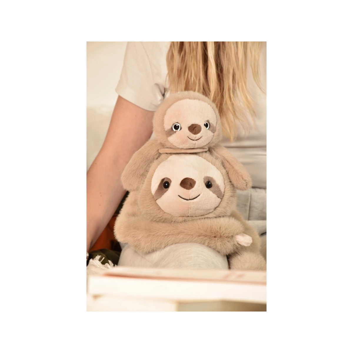 DOUDOU ET COMPAGNIE DOUDOU obciążeniowy pluszowy leniwiec Podcoll Histoire d'Ours 50 cm beżowy