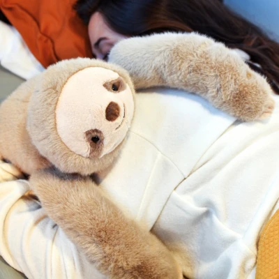 DOUDOU ET COMPAGNIE DOUDOU obciążeniowy pluszowy leniwiec Podcoll Histoire d'Ours 50 cm beżowy