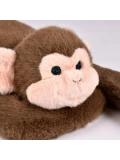 DOUDOU ET COMPAGNIE DOUDOU obciążeniowa pluszowa małpka Podcoll Histoire d'Ours 50 cm brązowy