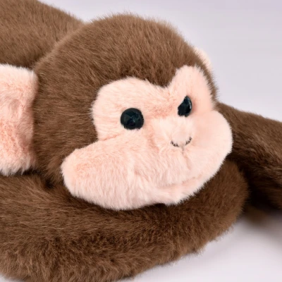 DOUDOU ET COMPAGNIE DOUDOU obciążeniowa pluszowa małpka Podcoll Histoire d'Ours 50 cm brązowy