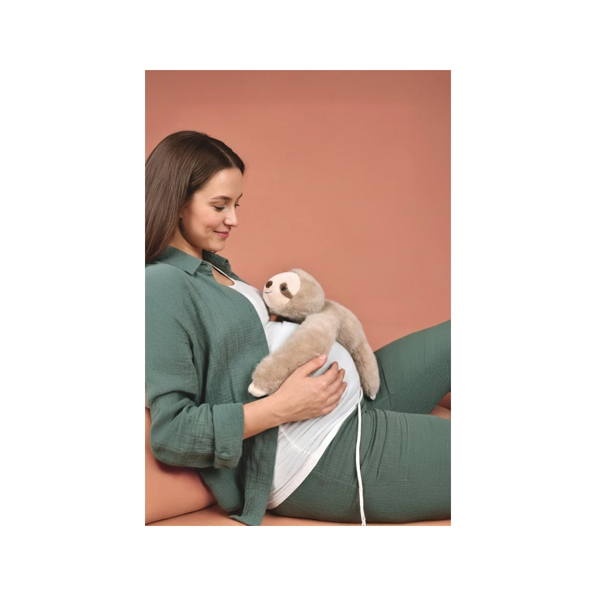 DOUDOU ET COMPAGNIE DOUDOU obciążeniowy pluszowy leniwiec Podcoll Histoire d'Ours 50 cm beżowy