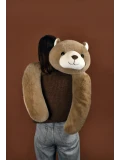 DOUDOU ET COMPAGNIE DOUDOU obciążeniowy pluszowy miś Podcoll Histoire d'Ours 100 cm jasny brązowy