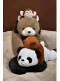 DOUDOU ET COMPAGNIE DOUDOU obciążeniowy pluszowy miś Podcoll Histoire d'Ours 100 cm jasny brązowy
