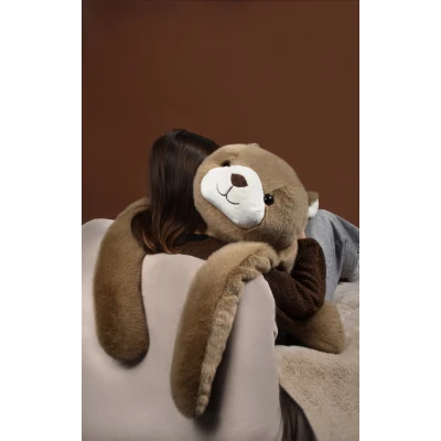 DOUDOU ET COMPAGNIE DOUDOU obciążeniowy pluszowy miś Podcoll Histoire d'Ours 100 cm jasny brązowy