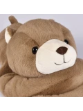 DOUDOU ET COMPAGNIE DOUDOU obciążeniowy pluszowy miś Podcoll Histoire d'Ours 100 cm jasny brązowy