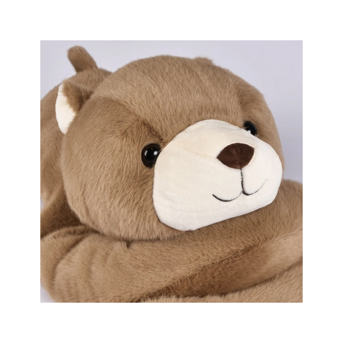 DOUDOU ET COMPAGNIE DOUDOU obciążeniowy pluszowy miś Podcoll Histoire d'Ours 100 cm jasny brązowy