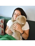 DOUDOU ET COMPAGNIE DOUDOU obciążeniowy pluszowy miś Podcoll Histoire d'Ours 50 cm jasny brązowy