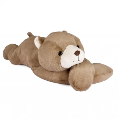 DOUDOU ET COMPAGNIE DOUDOU obciążeniowy pluszowy miś Podcoll Histoire d'Ours 75 cm jasny brązowy