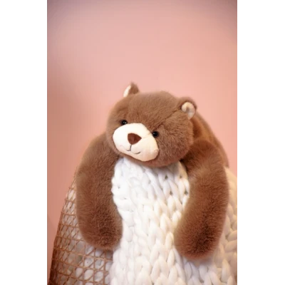 DOUDOU ET COMPAGNIE DOUDOU obciążeniowy pluszowy miś Podcoll Histoire d'Ours 50 cm jasny brązowy
