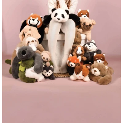 DOUDOU ET COMPAGNIE DOUDOU obciążeniowy pluszowy miś Podcoll Histoire d'Ours 50 cm jasny brązowy