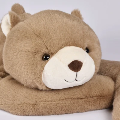 DOUDOU ET COMPAGNIE DOUDOU obciążeniowy pluszowy miś Podcoll Histoire d'Ours 50 cm jasny brązowy
