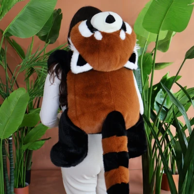 DOUDOU ET COMPAGNIE DOUDOU obciążeniowa pluszowa panda ruda Podcoll Histoire d'Ours 100 cm pomarańczowy