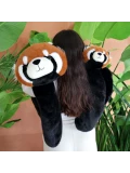DOUDOU ET COMPAGNIE DOUDOU obciążeniowa pluszowa panda ruda Podcoll Histoire d'Ours 50 cm pomarańczowy