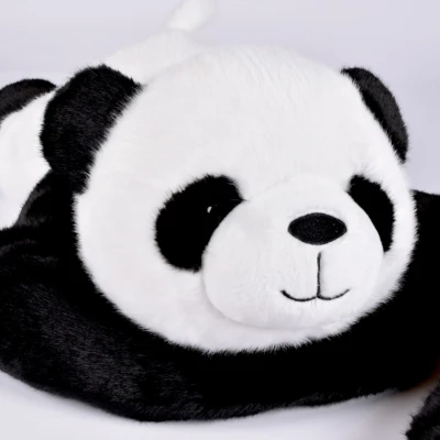 DOUDOU ET COMPAGNIE DOUDOU obciążeniowa pluszowa panda Podcoll Histoire d'Ours 75 cm czarno-biały