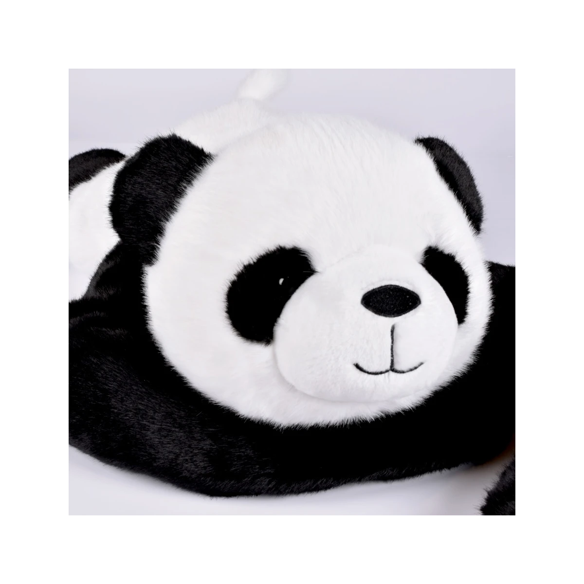 DOUDOU ET COMPAGNIE DOUDOU obciążeniowa pluszowa panda Podcoll Histoire d'Ours 75 cm czarno-biały
