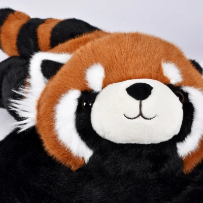 DOUDOU ET COMPAGNIE DOUDOU obciążeniowa pluszowa panda ruda Podcoll Histoire d'Ours 75 cm pomarańczowy