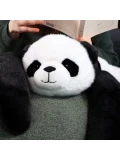 DOUDOU ET COMPAGNIE DOUDOU obciążeniowa pluszowa panda Podcoll Histoire d'Ours 75 cm czarno-biały