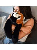 DOUDOU ET COMPAGNIE DOUDOU obciążeniowa pluszowa panda ruda Podcoll Histoire d'Ours 50 cm pomarańczowy