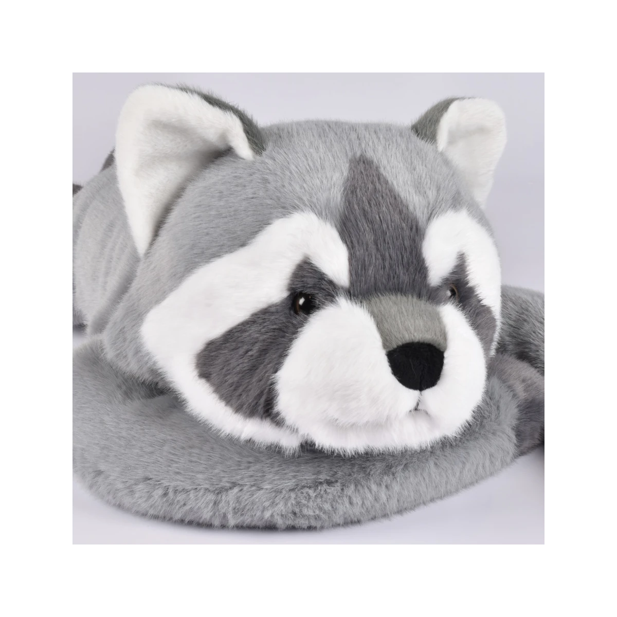 DOUDOU ET COMPAGNIE DOUDOU obciążeniowy pluszowy szop pracz Podcoll Histoire d'Ours 75 cm szary