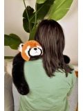 DOUDOU ET COMPAGNIE DOUDOU obciążeniowa pluszowa panda ruda Podcoll Histoire d'Ours 50 cm pomarańczowy
