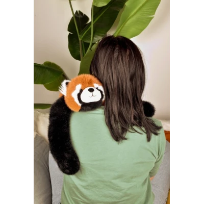DOUDOU ET COMPAGNIE DOUDOU obciążeniowa pluszowa panda ruda Podcoll Histoire d'Ours 50 cm pomarańczowy