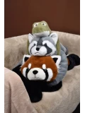 DOUDOU ET COMPAGNIE DOUDOU obciążeniowy pluszowy szop pracz Podcoll Histoire d'Ours 75 cm szary