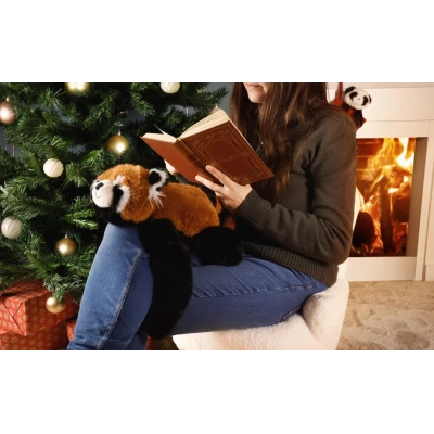 DOUDOU ET COMPAGNIE DOUDOU obciążeniowa pluszowa panda ruda Podcoll Histoire d'Ours 50 cm pomarańczowy