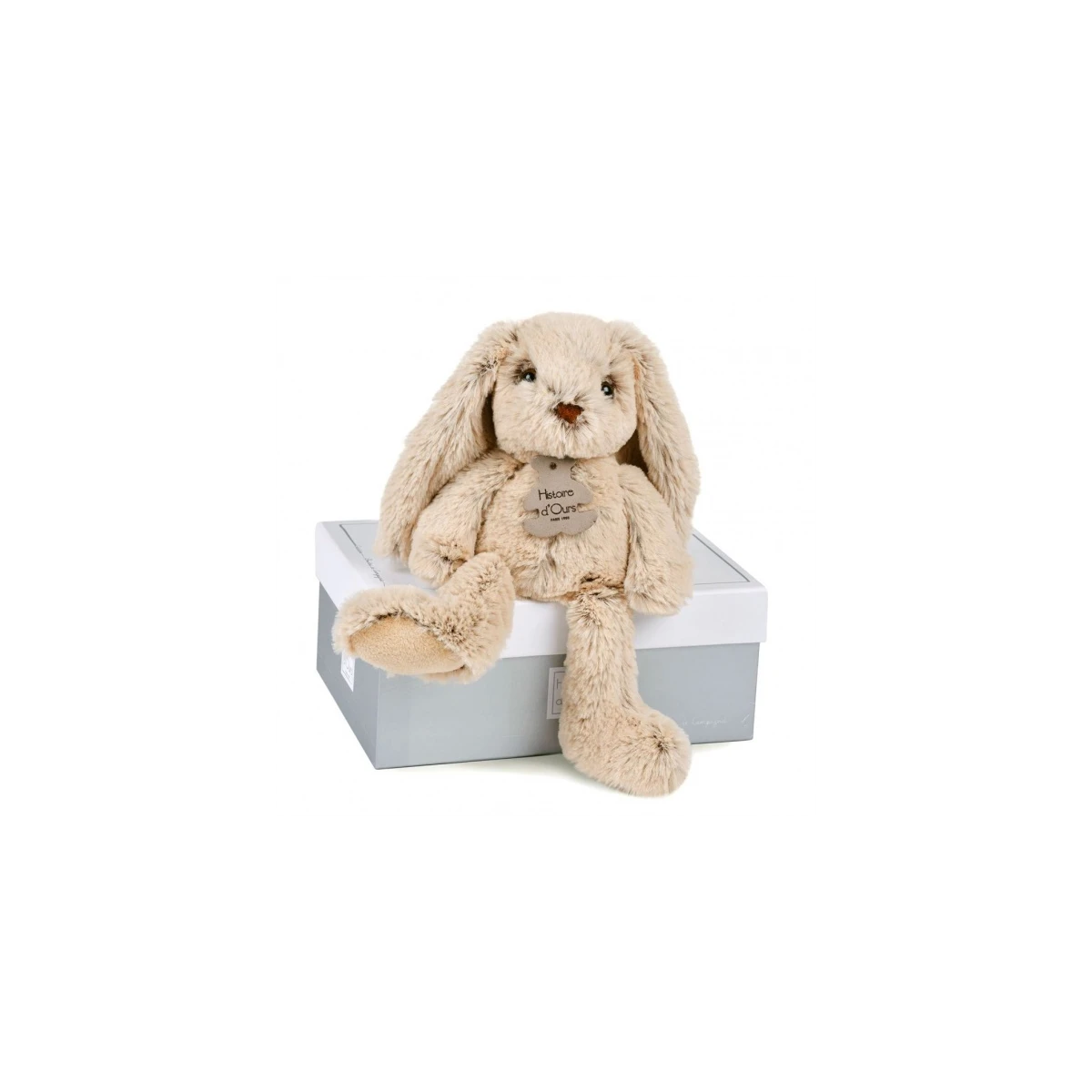 DOUDOU ET COMPAGNIE DOUDOU pluszowy królik Histoire d'Ours 25 cm beżowy