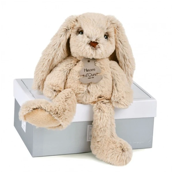 DOUDOU ET COMPAGNIE DOUDOU pluszowy królik Histoire d'Ours 25 cm beżowy