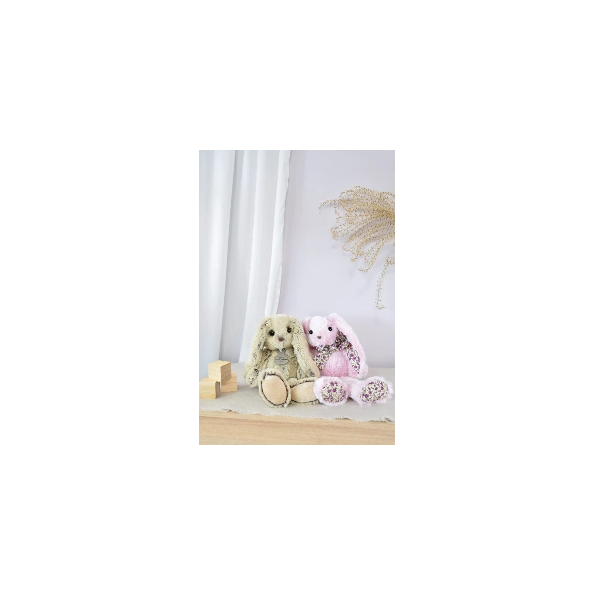 DOUDOU ET COMPAGNIE DOUDOU pluszowy królik Histoire d'Ours 25 cm beżowy