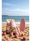 DOUDOU ET COMPAGNIE DOUDOU MIAM! Taylor Peach 60 cm różowa brzoskwinia