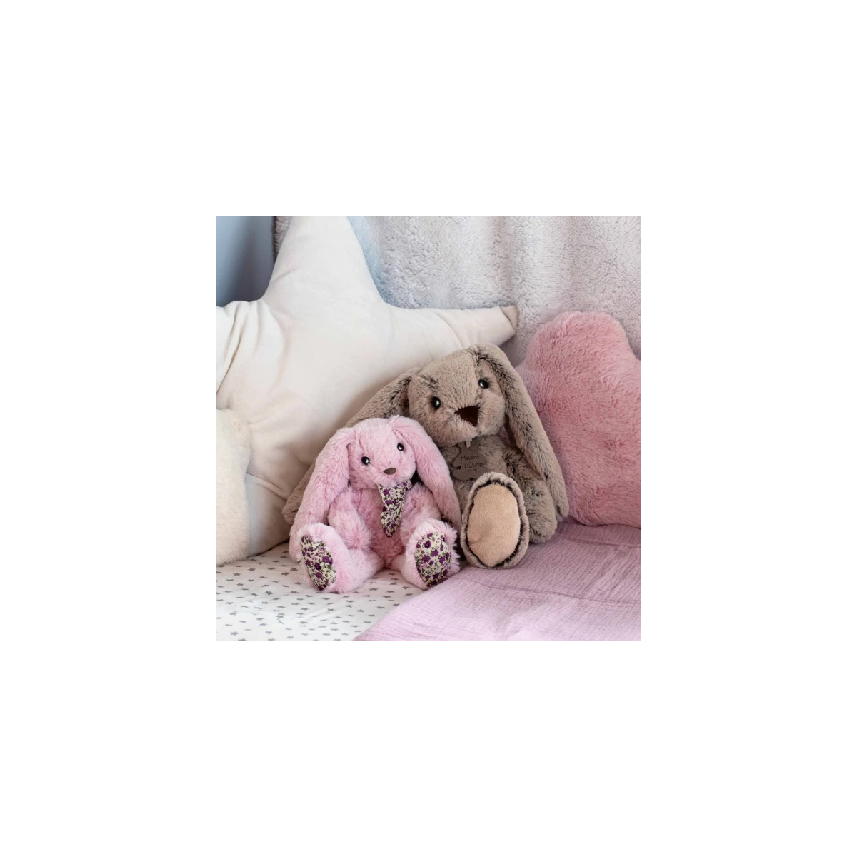 DOUDOU ET COMPAGNIE DOUDOU pluszowy królik Histoire d'Ours 40 cm beżowy