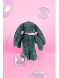 DOUDOU ET COMPAGNIE DOUDOU pluszowy królik Lapin Fleurette  25 cm zielony eukaliptusowy