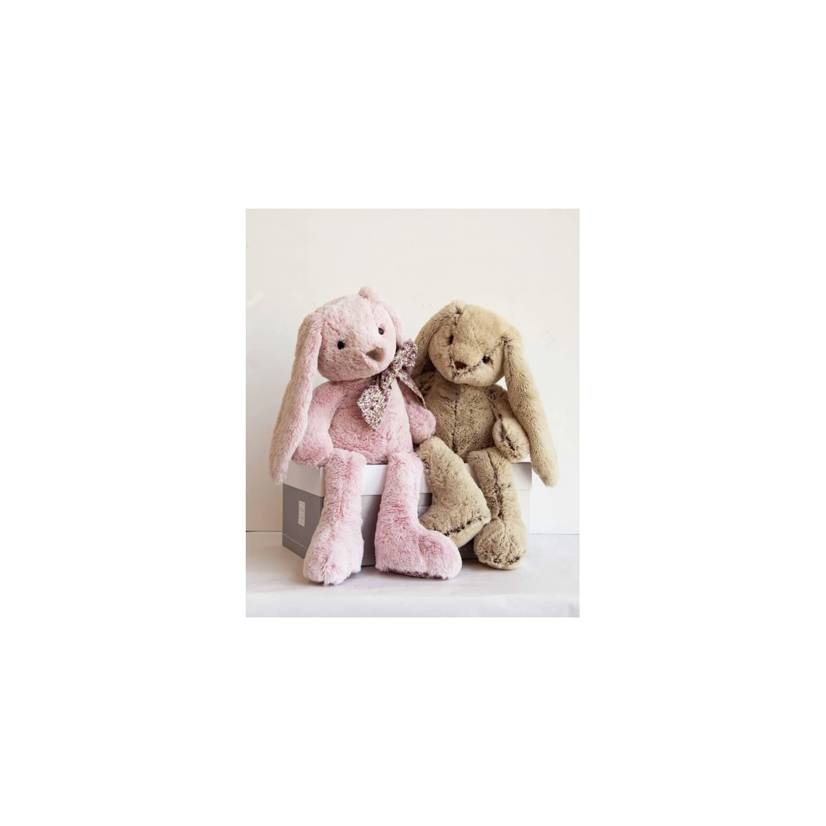 DOUDOU ET COMPAGNIE DOUDOU pluszowy królik Histoire d'Ours 40 cm beżowy