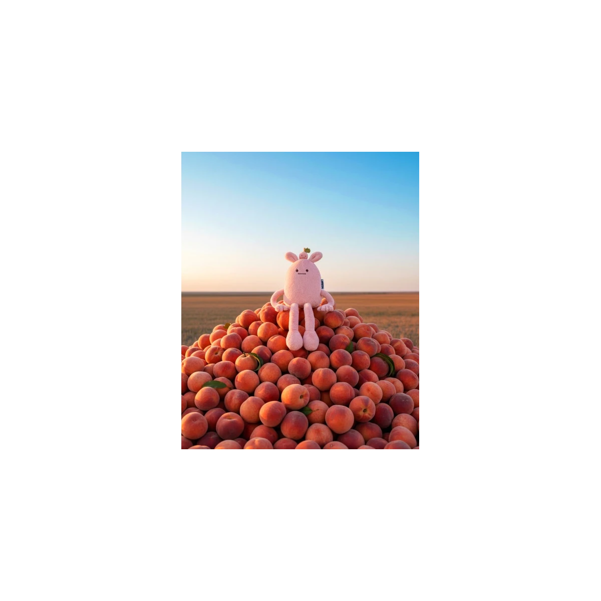 DOUDOU ET COMPAGNIE DOUDOU MIAM! Taylor Peach 60 cm różowa brzoskwinia