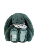 DOUDOU ET COMPAGNIE DOUDOU pluszowy królik Lapin Fleurette  35 cm zielony eukaliptusowy