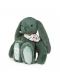 DOUDOU ET COMPAGNIE DOUDOU pluszowy królik Lapin Fleurette  35 cm zielony eukaliptusowy