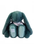 DOUDOU ET COMPAGNIE DOUDOU pluszowy królik Lapin Fleurette  50 cm zielony eukaliptusowy